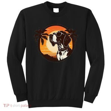 Funny german shorthaired pointer Cute Cool Sunglasses Sweatshirt