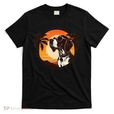 Funny german shorthaired pointer Cute Cool Sunglasses T-Shirt