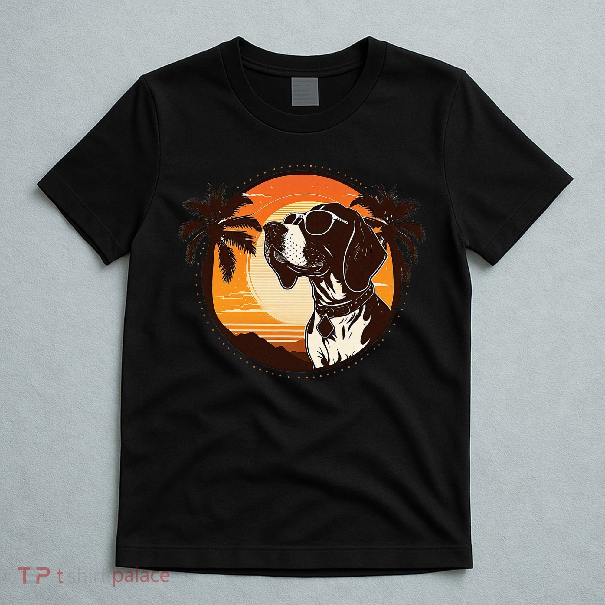 Funny german shorthaired pointer Cute Cool Sunglasses T-Shirt