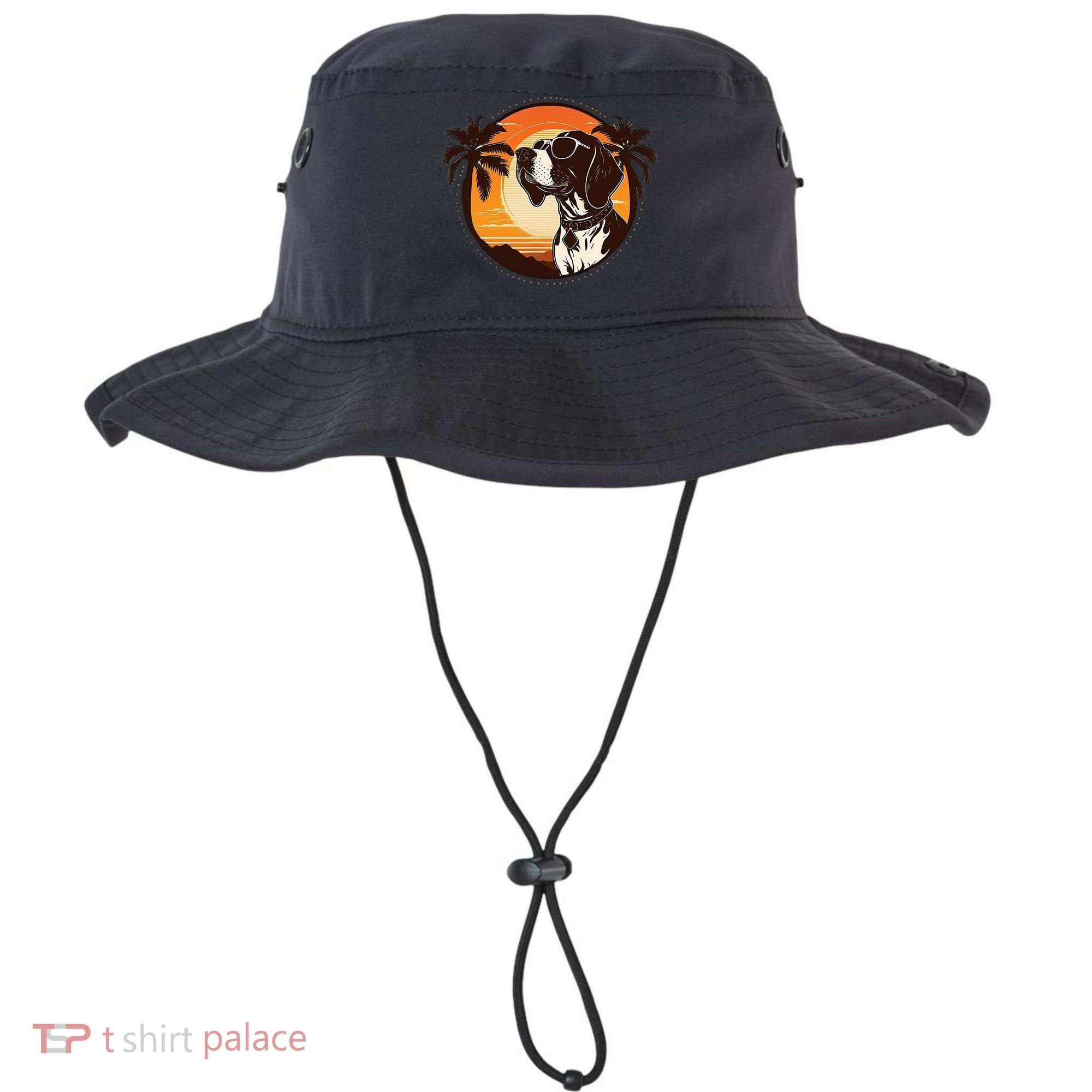 Funny german shorthaired pointer Cute Cool Sunglasses Bucket Hat