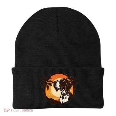 Funny german shorthaired pointer Cute Cool Sunglasses Beanie