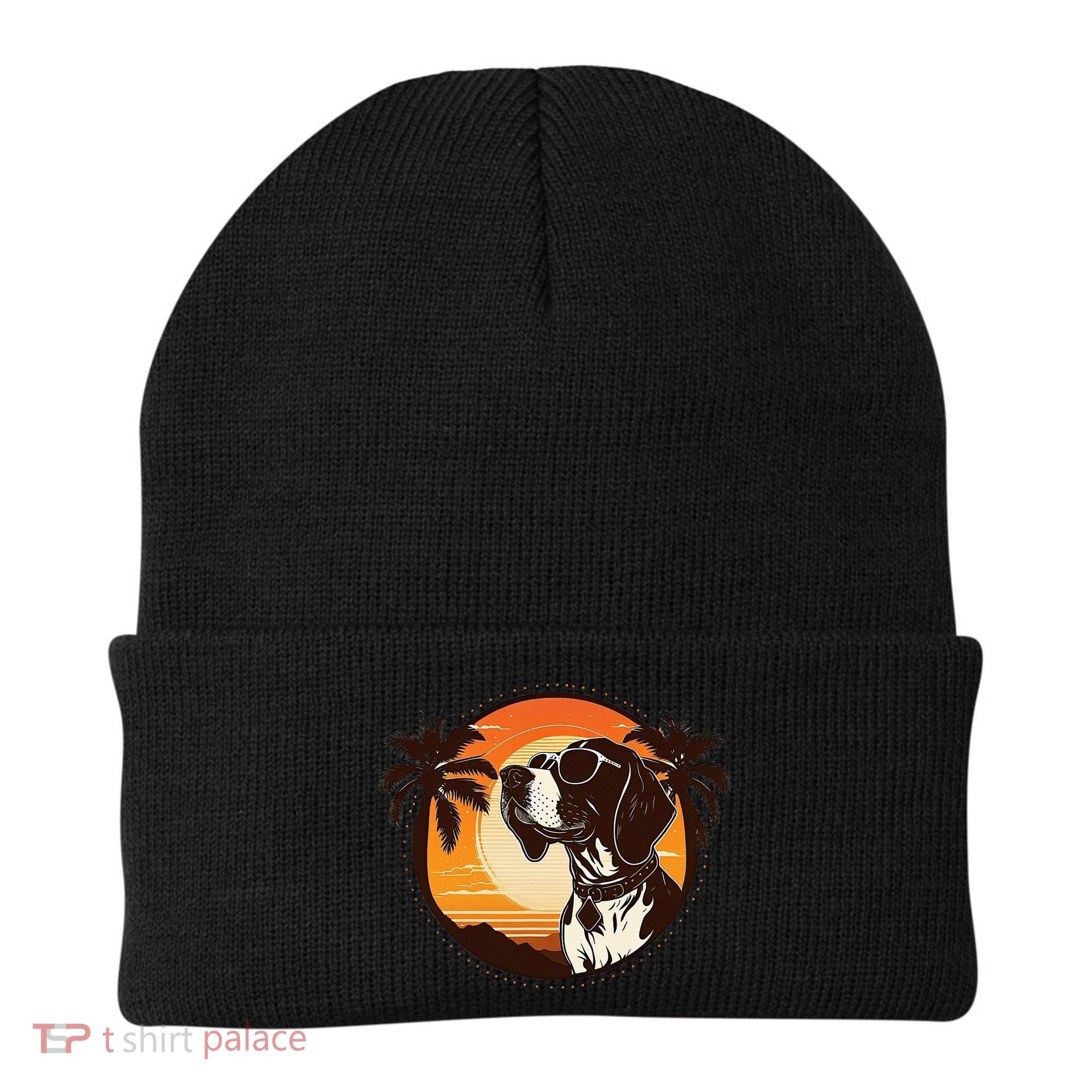 Funny german shorthaired pointer Cute Cool Sunglasses Beanie