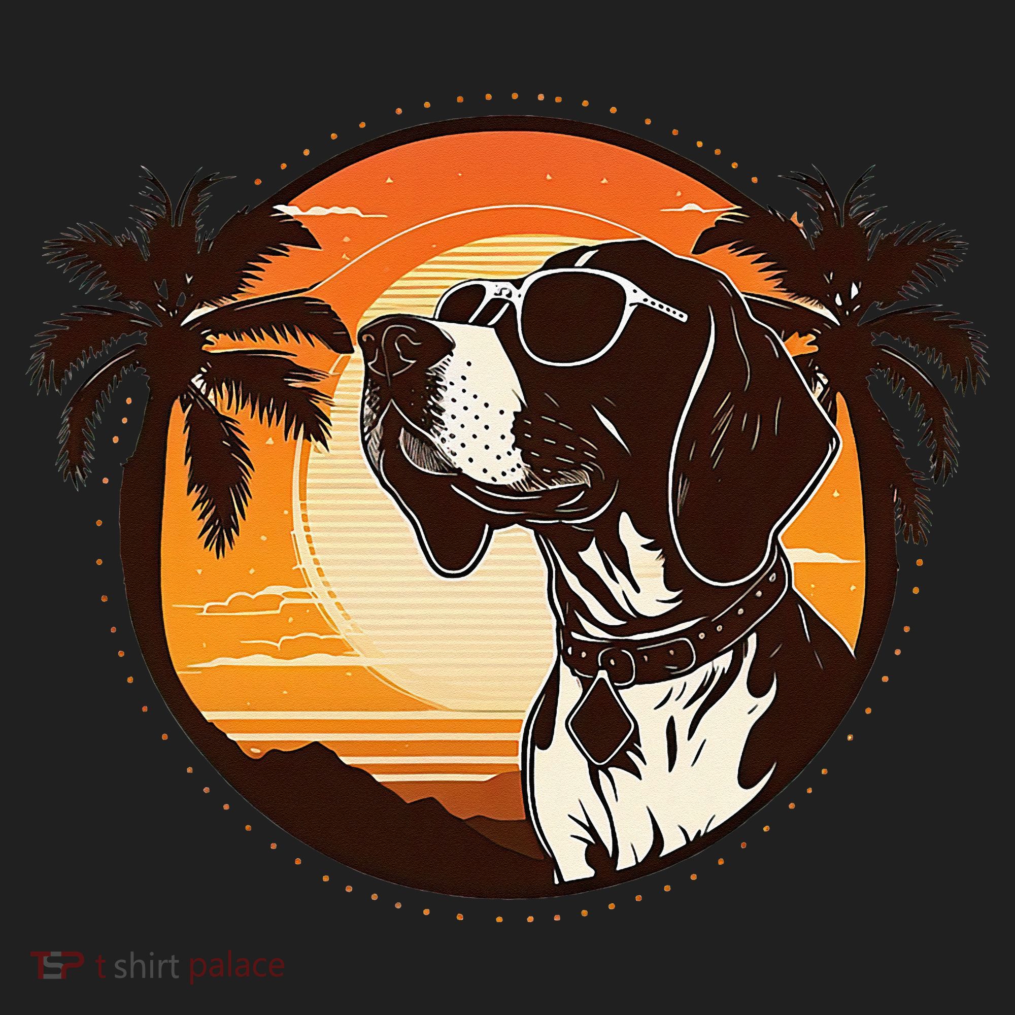 Funny german shorthaired pointer Cute Cool Sunglasses Hat