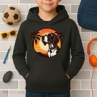 Funny german shorthaired pointer Cute Cool Sunglasses Kids Hoodie thumb 2