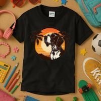Funny german shorthaired pointer Cute Cool Sunglasses Kids T-Shirt thumb 3