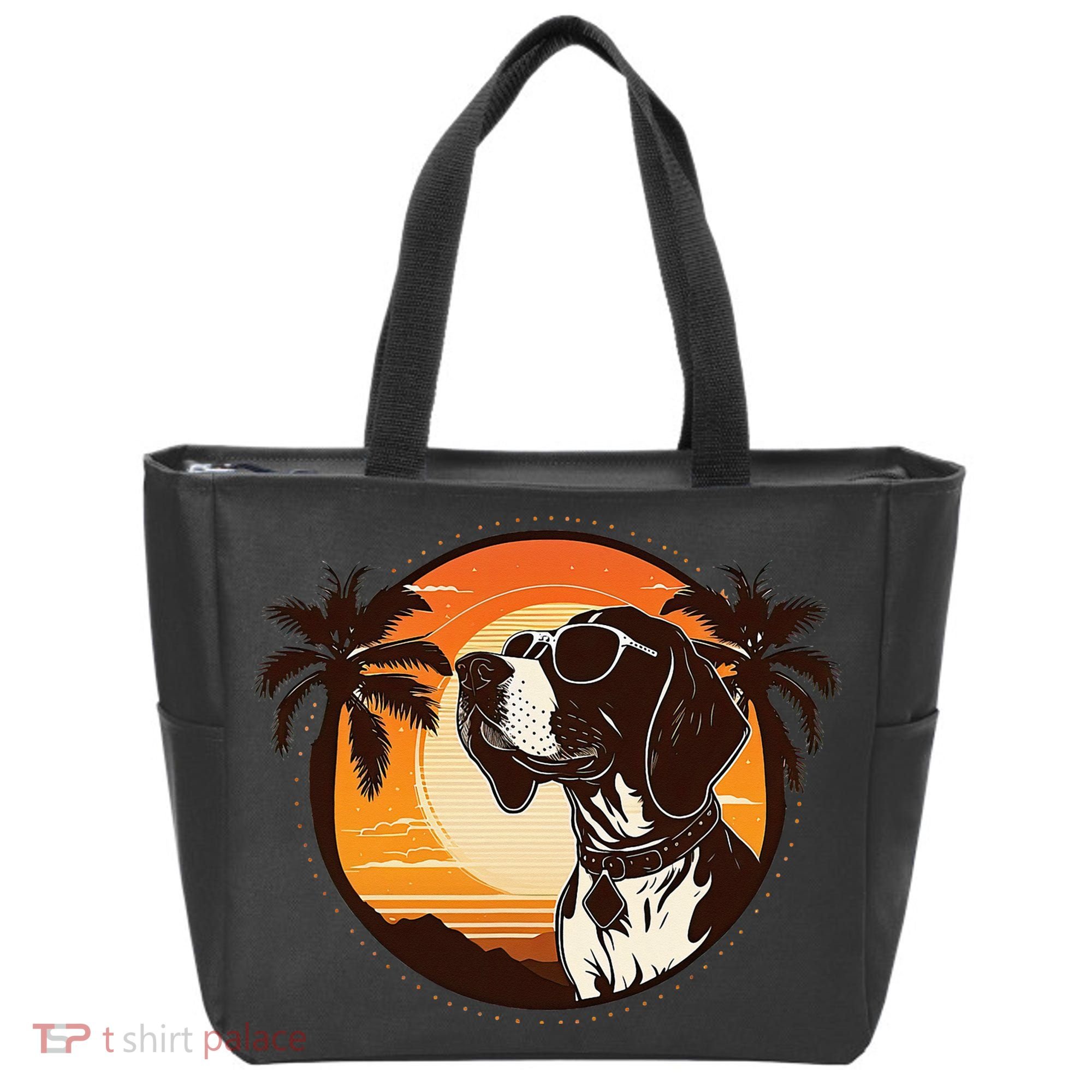 Funny german shorthaired pointer Cute Cool Sunglasses Tote Bag