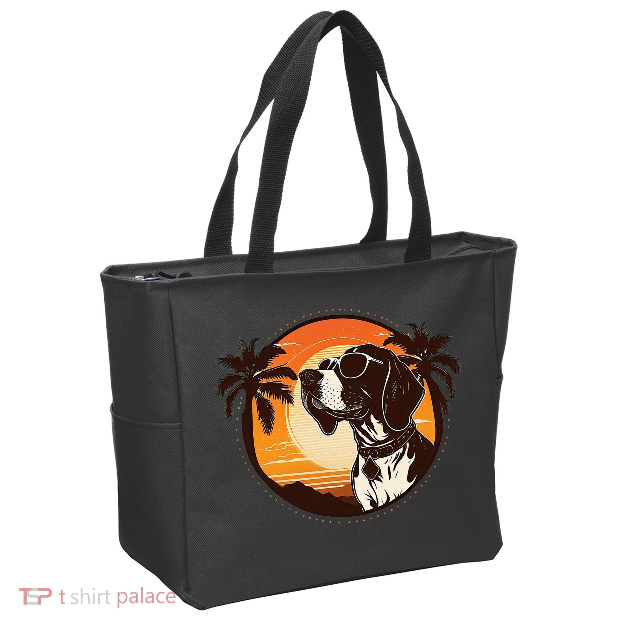Funny german shorthaired pointer Cute Cool Sunglasses Tote Bag