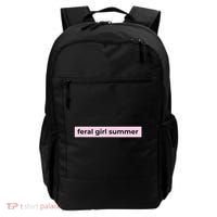 feral girl summer Backpack thumb 0