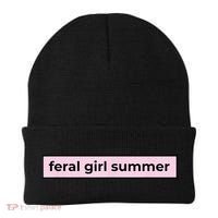 feral girl summer Beanie thumb 0