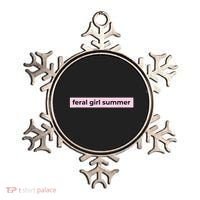 feral girl summer Ornament thumb 0