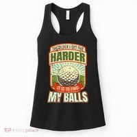 The Older I Get The Harder It Is To Find My Balls Funny Golfer Women's Tank Top thumb 0