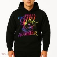 Feral Girl Summer Funny Hoodie thumb 2