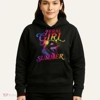 Feral Girl Summer Funny Hoodie thumb 5