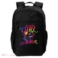 Feral Girl Summer Funny Backpack thumb 0