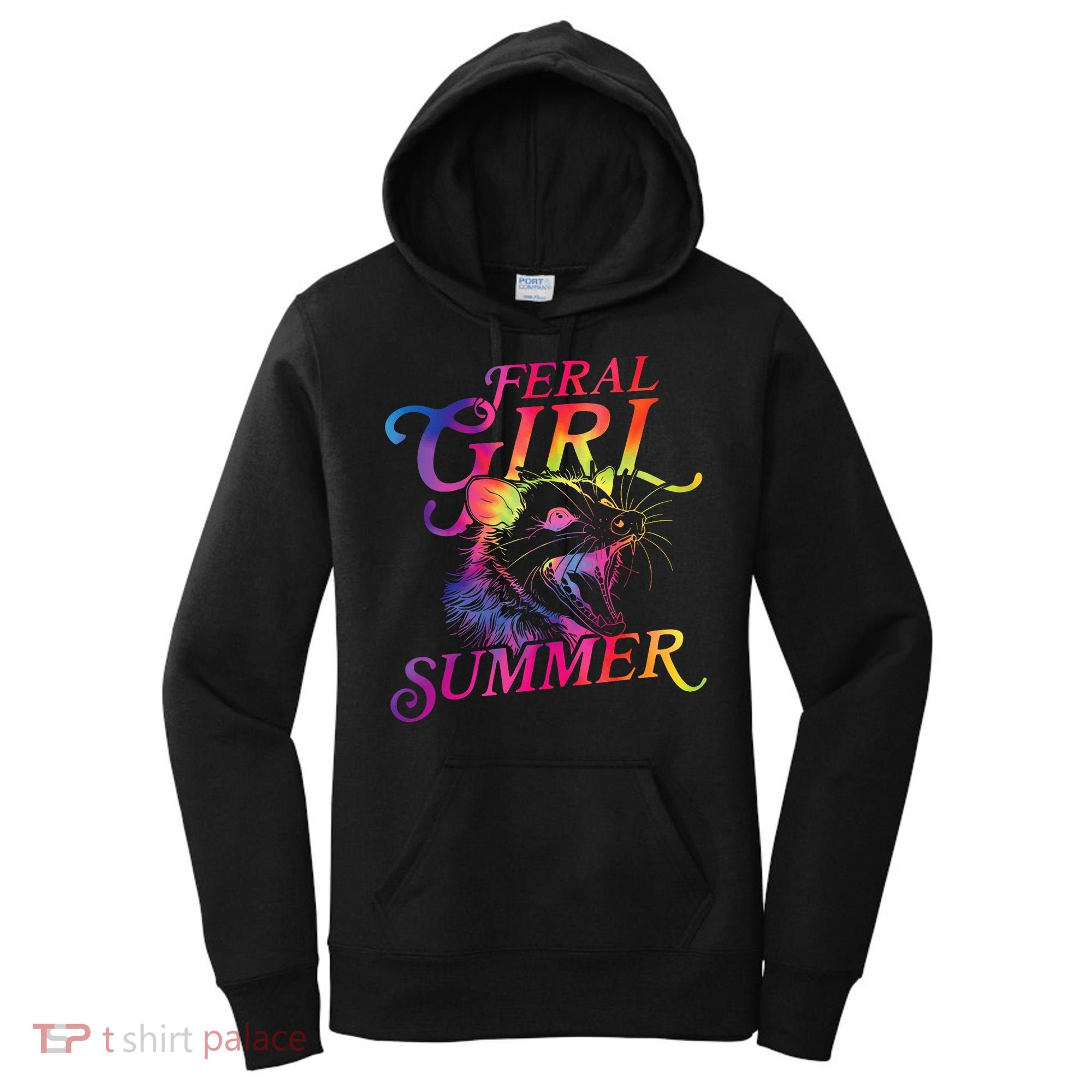 Feral Girl Summer Funny Women's Hoodie