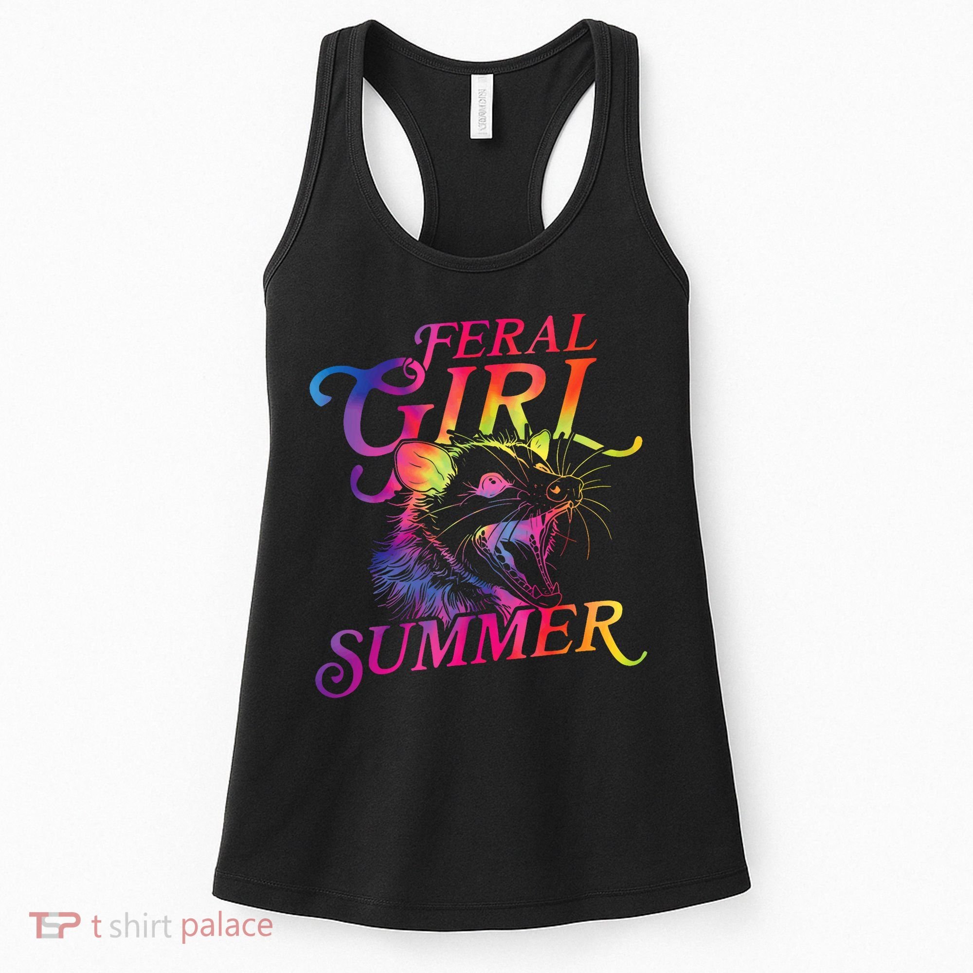 Feral Girl Summer Funny Women's Tank Top