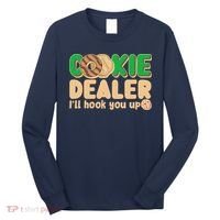 Funny Girl Scout Cookie Dealer I'll Hook You Up Long Sleeve Shirt thumb 0