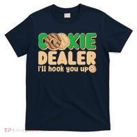 Funny Girl Scout Cookie Dealer I'll Hook You Up T-Shirt thumb 0