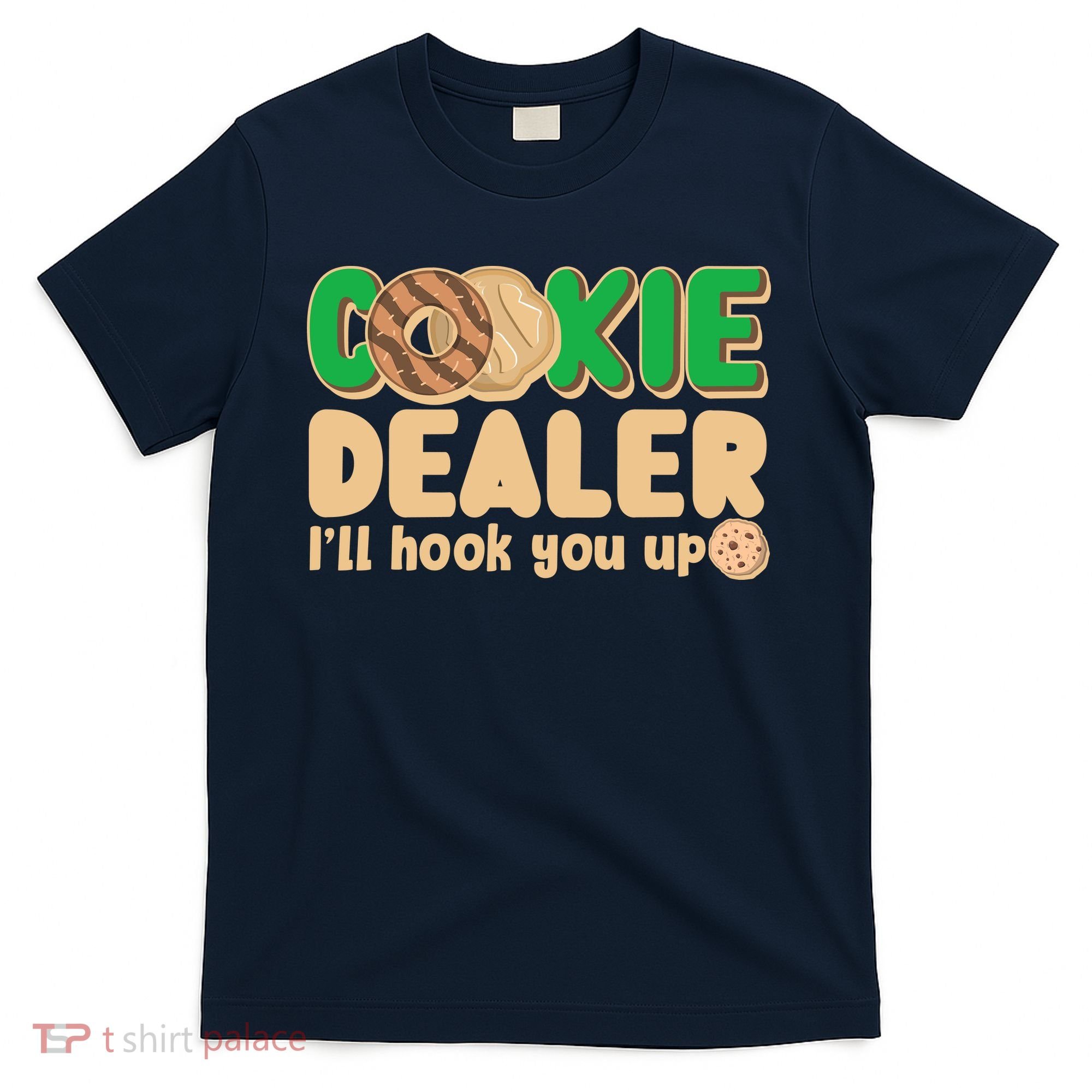 Funny Girl Scout Cookie Dealer I'll Hook You Up T-Shirt