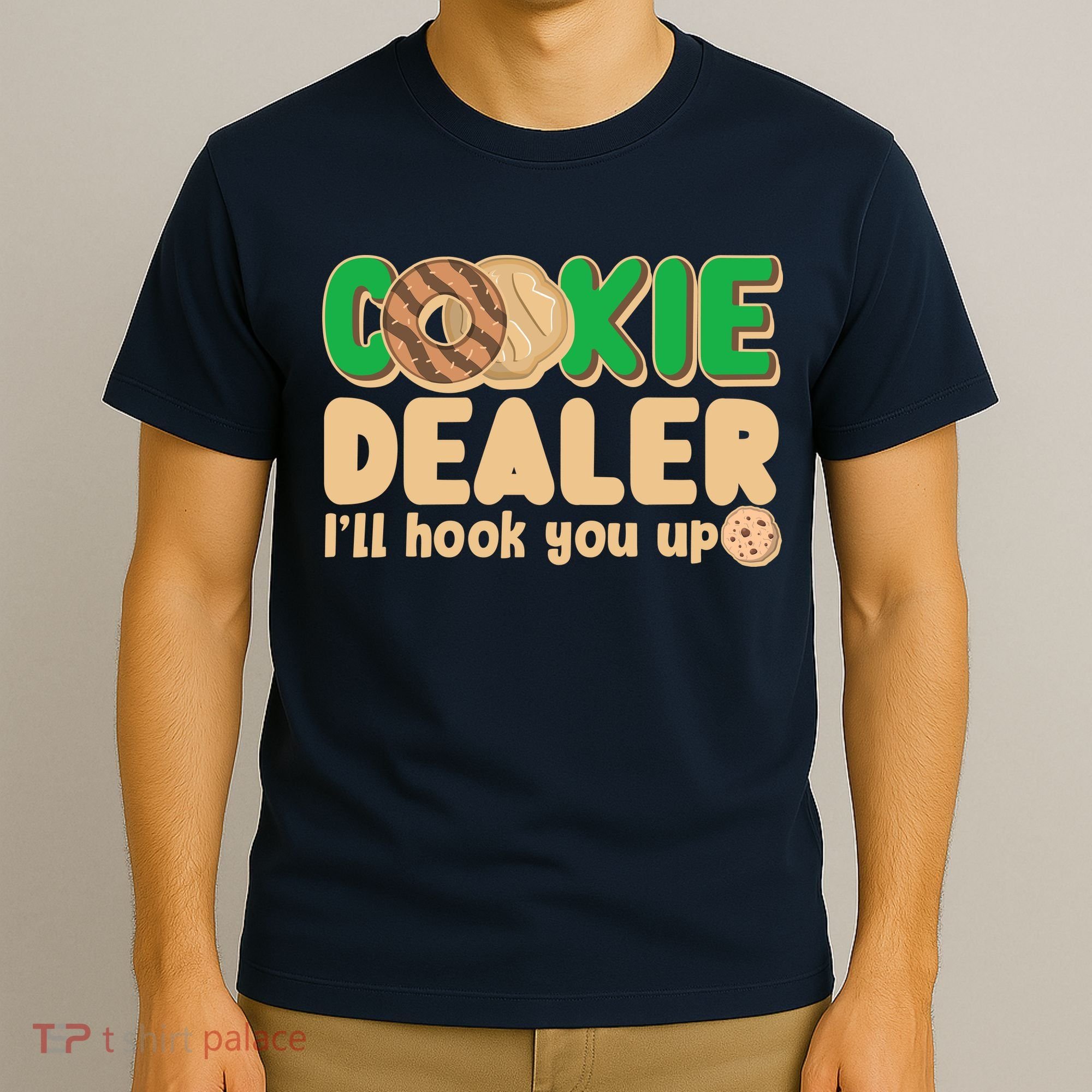 Funny Girl Scout Cookie Dealer I'll Hook You Up T-Shirt