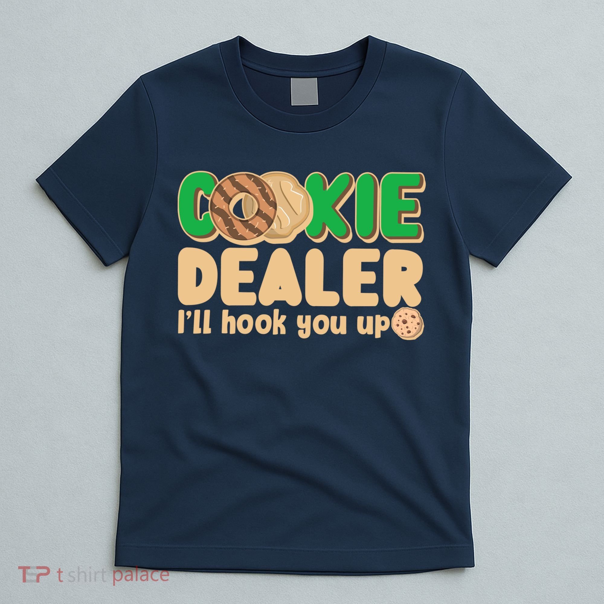 Funny Girl Scout Cookie Dealer I'll Hook You Up T-Shirt