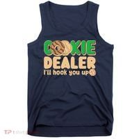 Funny Girl Scout Cookie Dealer I'll Hook You Up Tank Top thumb 0