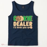 Funny Girl Scout Cookie Dealer I'll Hook You Up Tank Top thumb 2