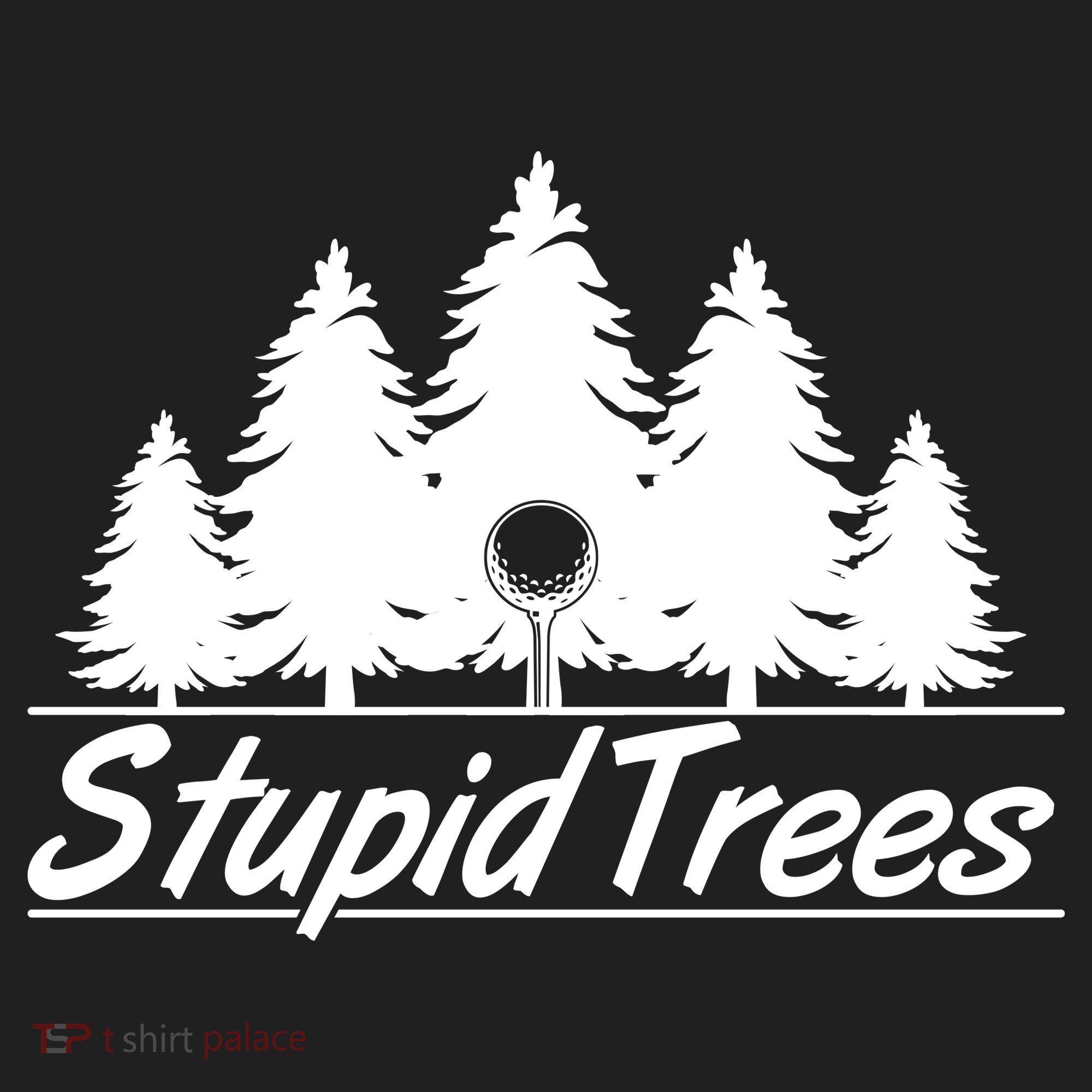 Funny Golfer Stupid Trees Women's Sweatshirt
