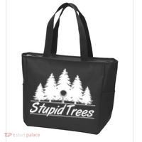 Funny Golfer Stupid Trees Tote Bag thumb 3