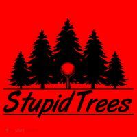 Funny Golfer Stupid Trees Santa Hat thumb 1