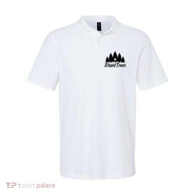 Funny Golfer Stupid Trees Polo