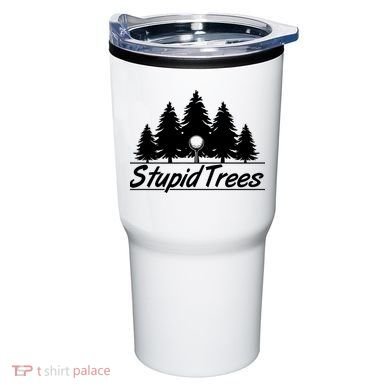 Funny Golfer Stupid Trees Tumbler