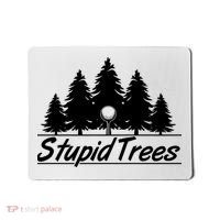 Funny Golfer Stupid Trees Mousepad thumb 0