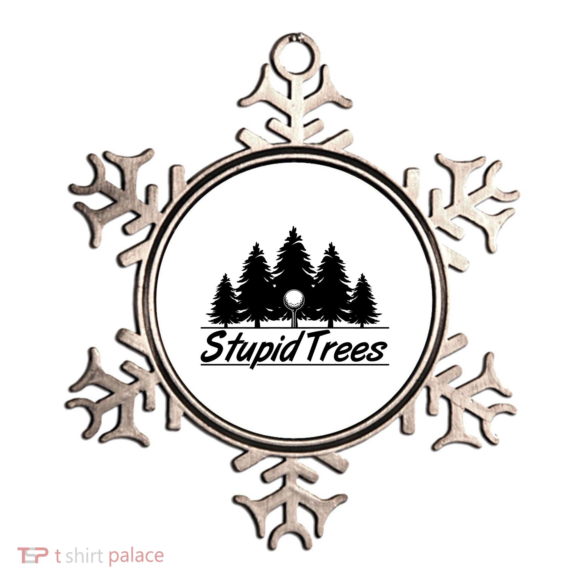 Funny Golfer Stupid Trees Ornament