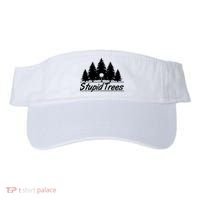 Funny Golfer Stupid Trees Visor thumb 0