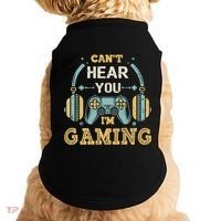 Funny Gamer Saying I CanT Hear You IM Gaming Cool Gift Doggie Tank thumb 0