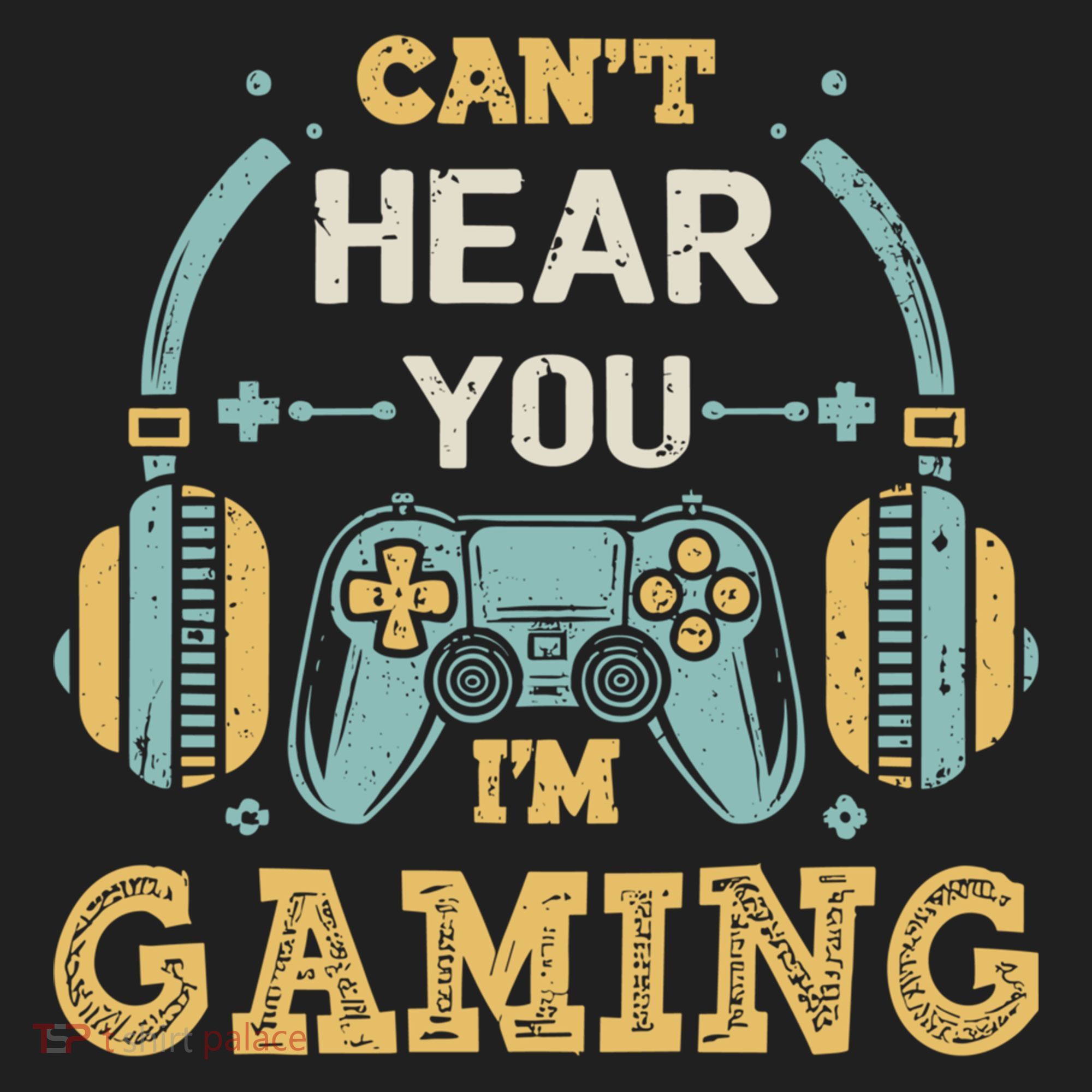 Funny Gamer Saying I CanT Hear You IM Gaming Cool Gift Beanie