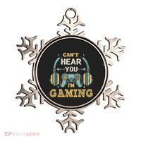 Funny Gamer Saying I CanT Hear You IM Gaming Cool Gift Ornament thumb 0
