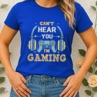 Funny Gamer Saying I CanT Hear You IM Gaming Cool Gift Women's T-Shirt thumb 2