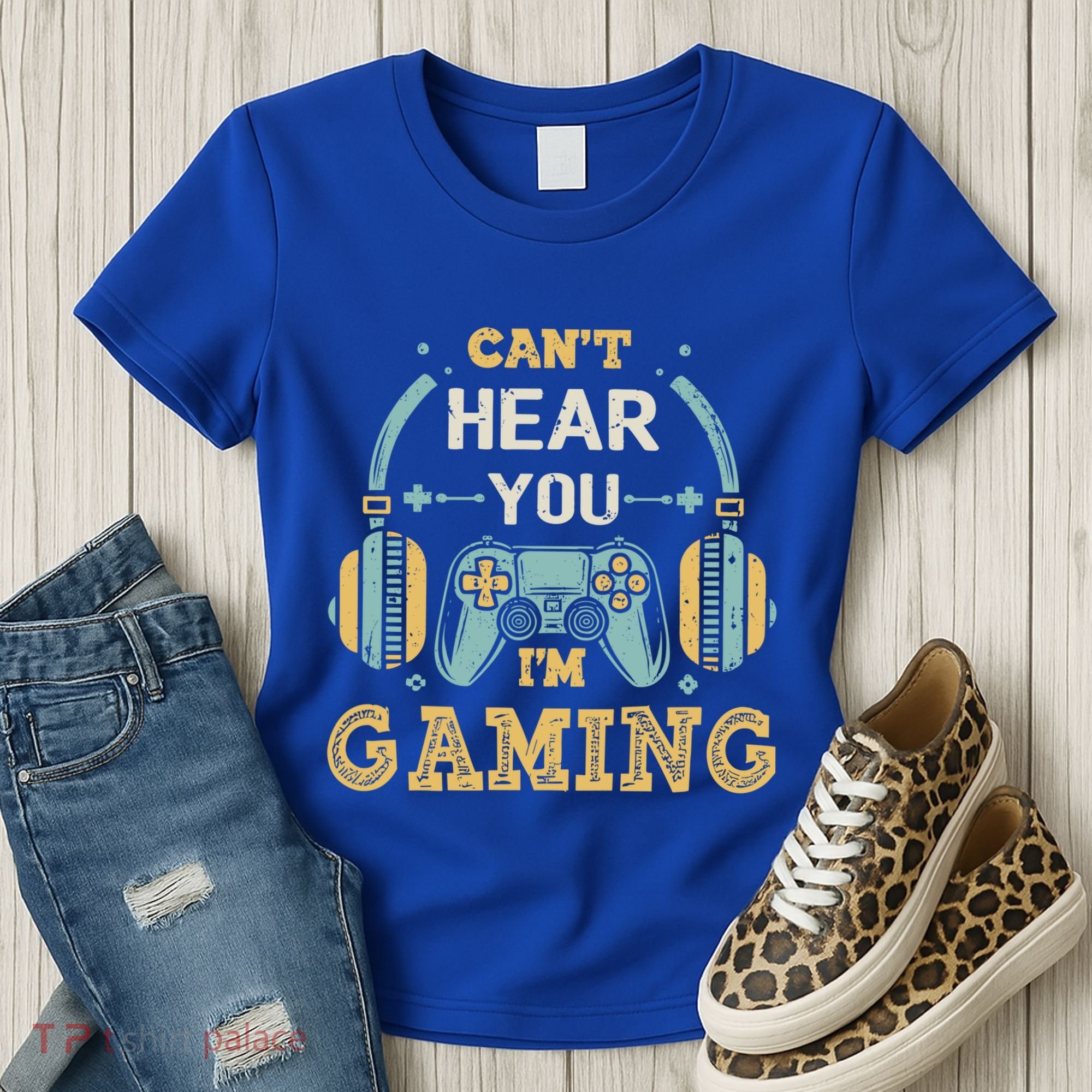 Funny Gamer Saying I CanT Hear You IM Gaming Cool Gift Women's T-Shirt