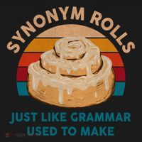 Funny Gift Synonym Rolls English Teacher Student Retro Backpack thumb 2