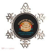 Funny Gift Synonym Rolls English Teacher Student Retro Ornament thumb 0