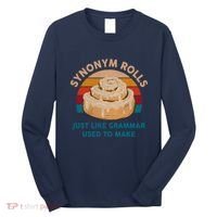 Funny Gift Synonym Rolls English Teacher Student Retro Long Sleeve Shirt thumb 0