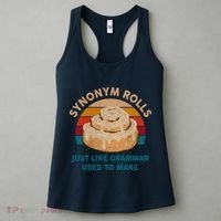 Funny Gift Synonym Rolls English Teacher Student Retro Women's Tank Top thumb 3