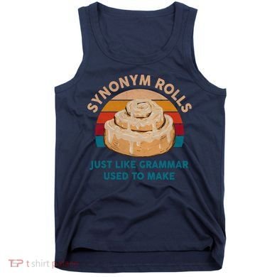 Funny Gift Synonym Rolls English Teacher Student Retro Tank Top