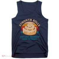Funny Gift Synonym Rolls English Teacher Student Retro Tank Top thumb 0