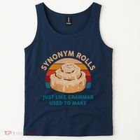 Funny Gift Synonym Rolls English Teacher Student Retro Tank Top thumb 2