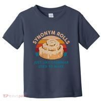 Funny Gift Synonym Rolls English Teacher Student Retro Toddler T-Shirt thumb 0