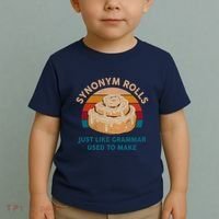 Funny Gift Synonym Rolls English Teacher Student Retro Toddler T-Shirt thumb 2