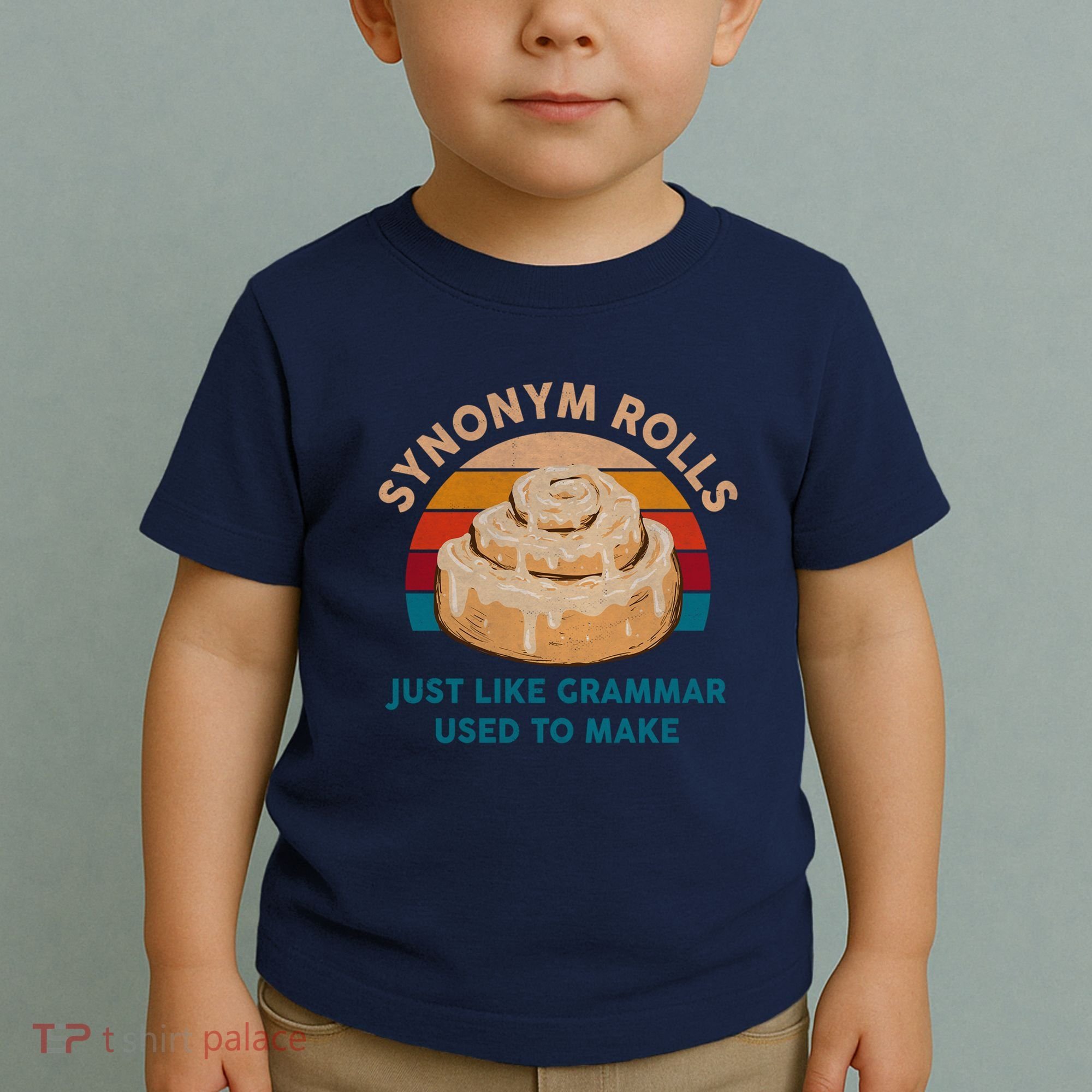 Funny Gift Synonym Rolls English Teacher Student Retro Toddler T-Shirt